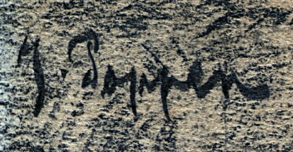 Johannes Poppen - Signatur